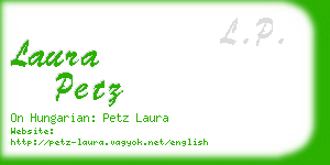 laura petz business card